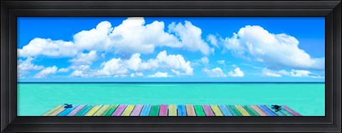 Framed Rainbow Deck Print