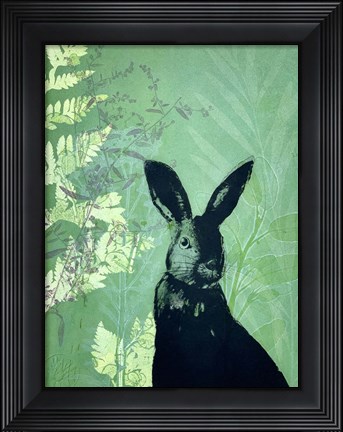 Framed Cheeky Rabbit Print
