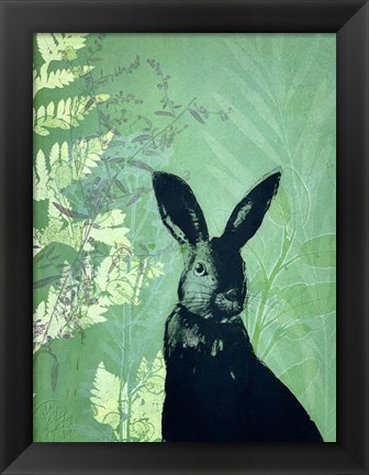 Framed Cheeky Rabbit Print