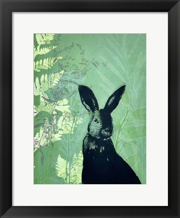 Framed Cheeky Rabbit Print