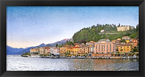 Framed Bellagio at Twilight Print