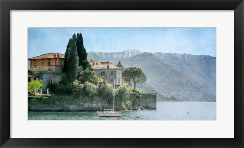 Framed Varenna Vista Print