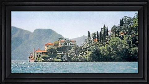 Framed Villa del Balbianello Print