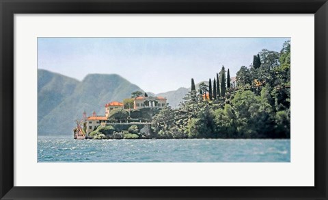 Framed Villa del Balbianello Print