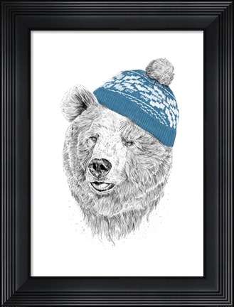 Framed Hello Winter Print