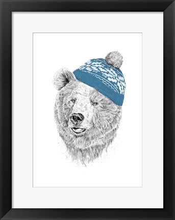 Framed Hello Winter Print