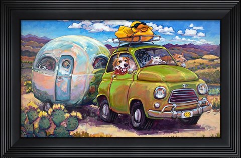 Framed Duck and Cover Print