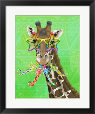 Framed Party Safari Giraffe Print