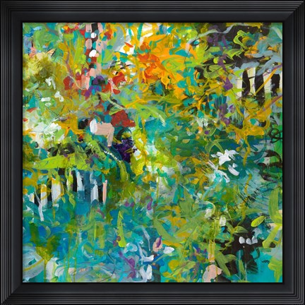 Framed Garden Gate Print