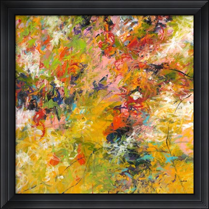 Framed Wildflowers Print