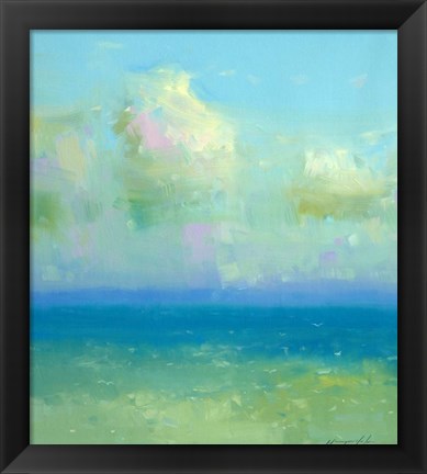 Framed Turquoise Ocean Print