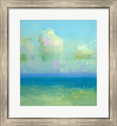 Framed Turquoise Ocean Print