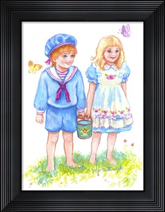 Framed Jack And Jill Print