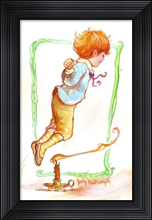 Framed Jack Be Nimble Print