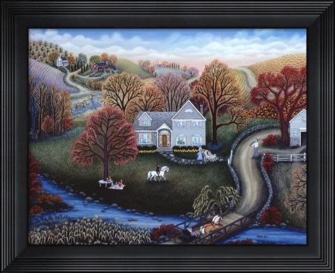Framed Autumn Afternoon Print