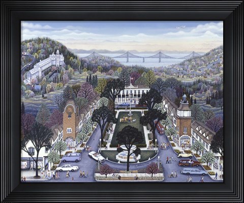 Framed Market Square Print
