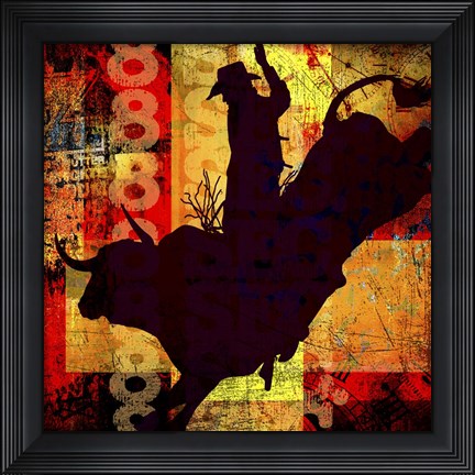 Framed Go Around 2 Print