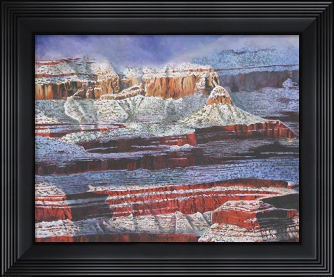 Framed Silence in the Canyon Print