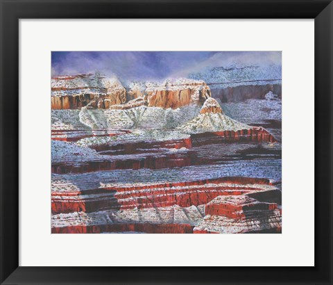Framed Silence in the Canyon Print