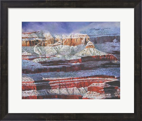 Framed Silence in the Canyon Print
