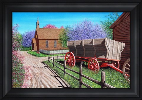 Framed Orchard Prairie Print