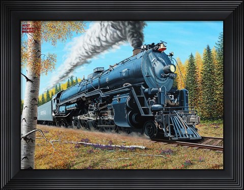 Framed Santa Fe #3751 Print