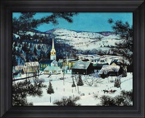 Framed Silent Night Print