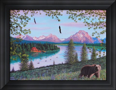 Framed Teton Majesty Print
