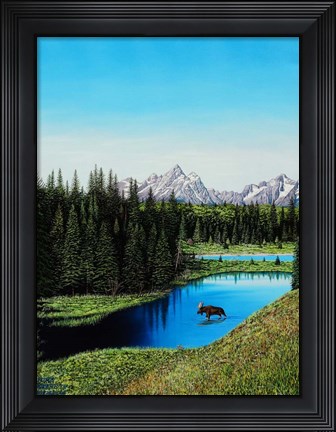 Framed Teton Splendor #2 Print