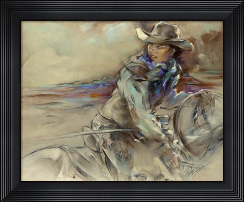Framed Dallied Up Print