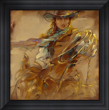 Framed Lacey Print