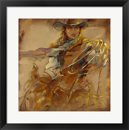 Framed Lacey Print