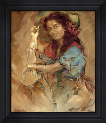 Framed Ranch Girl Print