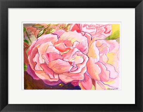 Framed Bright Pink Print