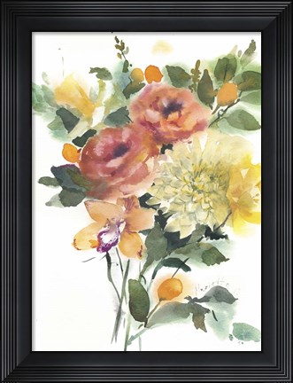Framed Flower Series 1 Print