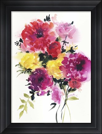 Framed Flower Series 3 Print