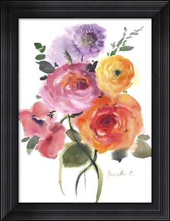 Framed Flower Series 4 Print