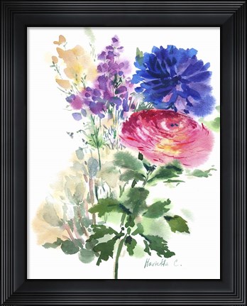 Framed Flower Series 5 Print