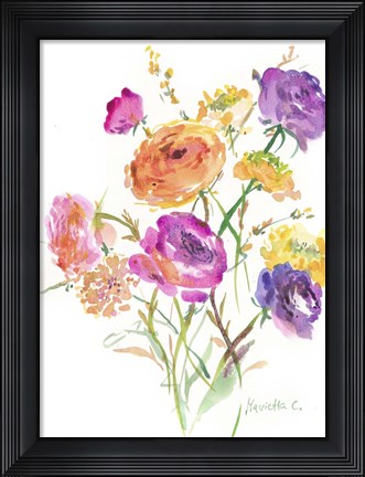 Framed Flower Series 15 Print