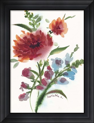 Framed Flower Series 16 Print