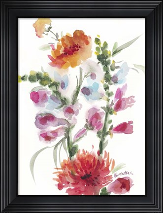 Framed Flower Series 20 Print