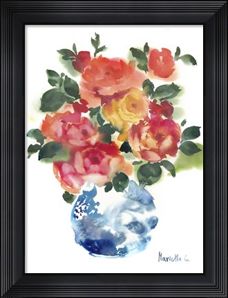 Framed Flower Series 24 Print