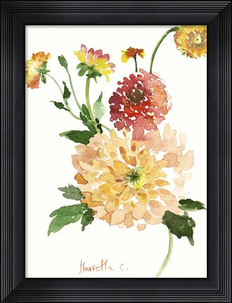 Framed Flower Series 33 Print