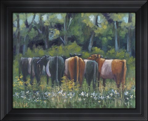 Framed Huddle Spring Print