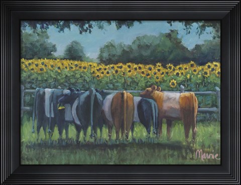 Framed Huddle Summer Print