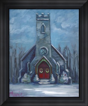 Framed Trinity Church Print