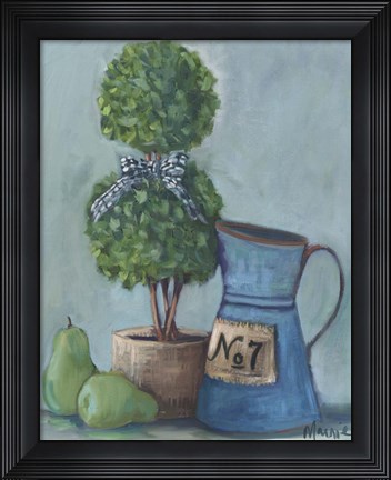 Framed Number 7 Print