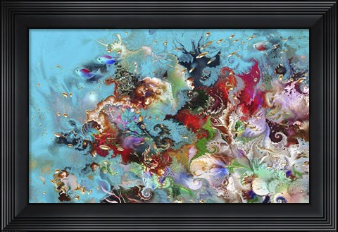 Framed Coral Reef 77 Print