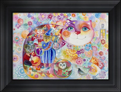 Framed Magic Circus Print