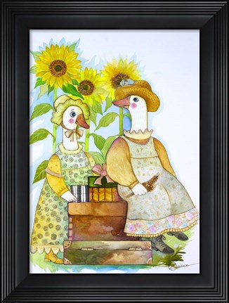 Framed Summer Holidays 2 Print